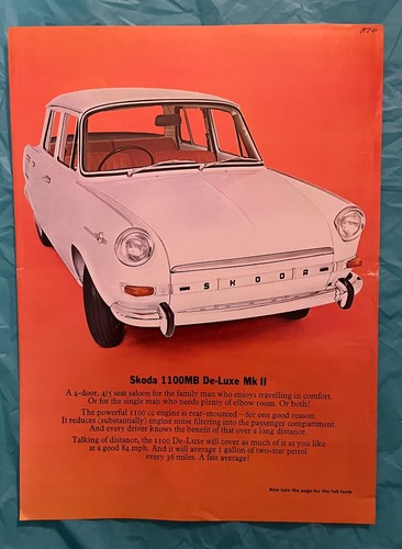 1970 skoda 1100mb luxe - 1970,