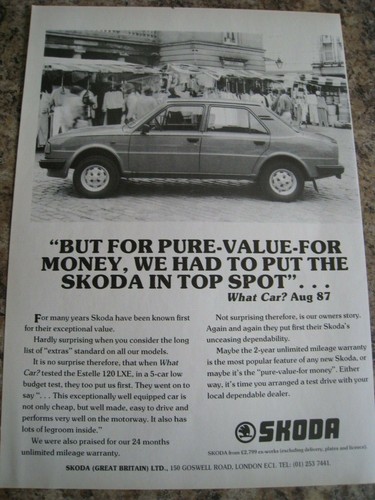 Skoda estelle 120 lxe car - lxe,