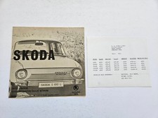 SKODA S100 S110 DEALER PRICE