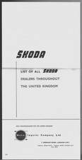 Skoda Dealer List 1965-66 UK
